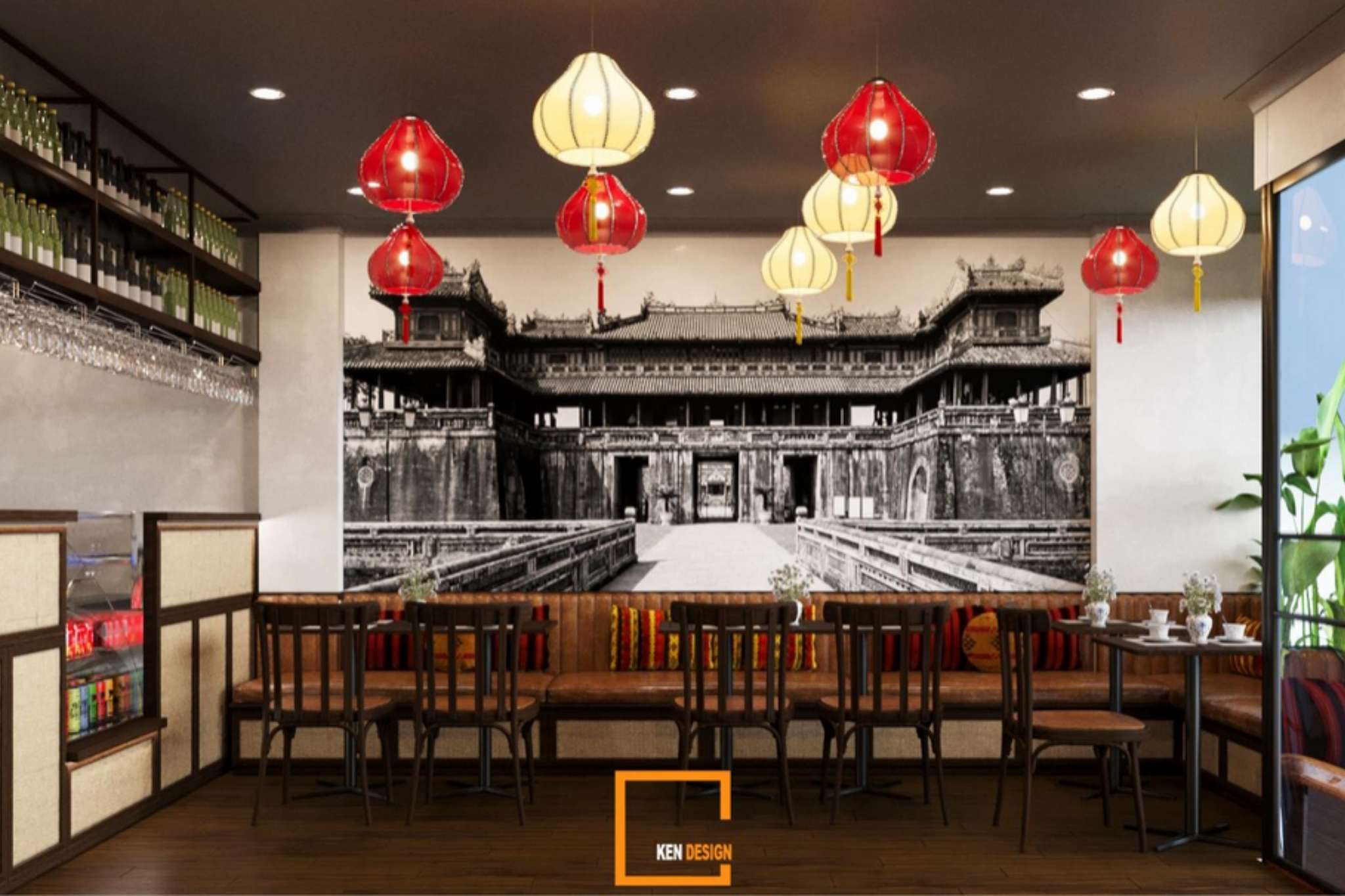 Lựa chọn vật liệu cho phong cách thiết kế nhà hàng Việt tại ÚC